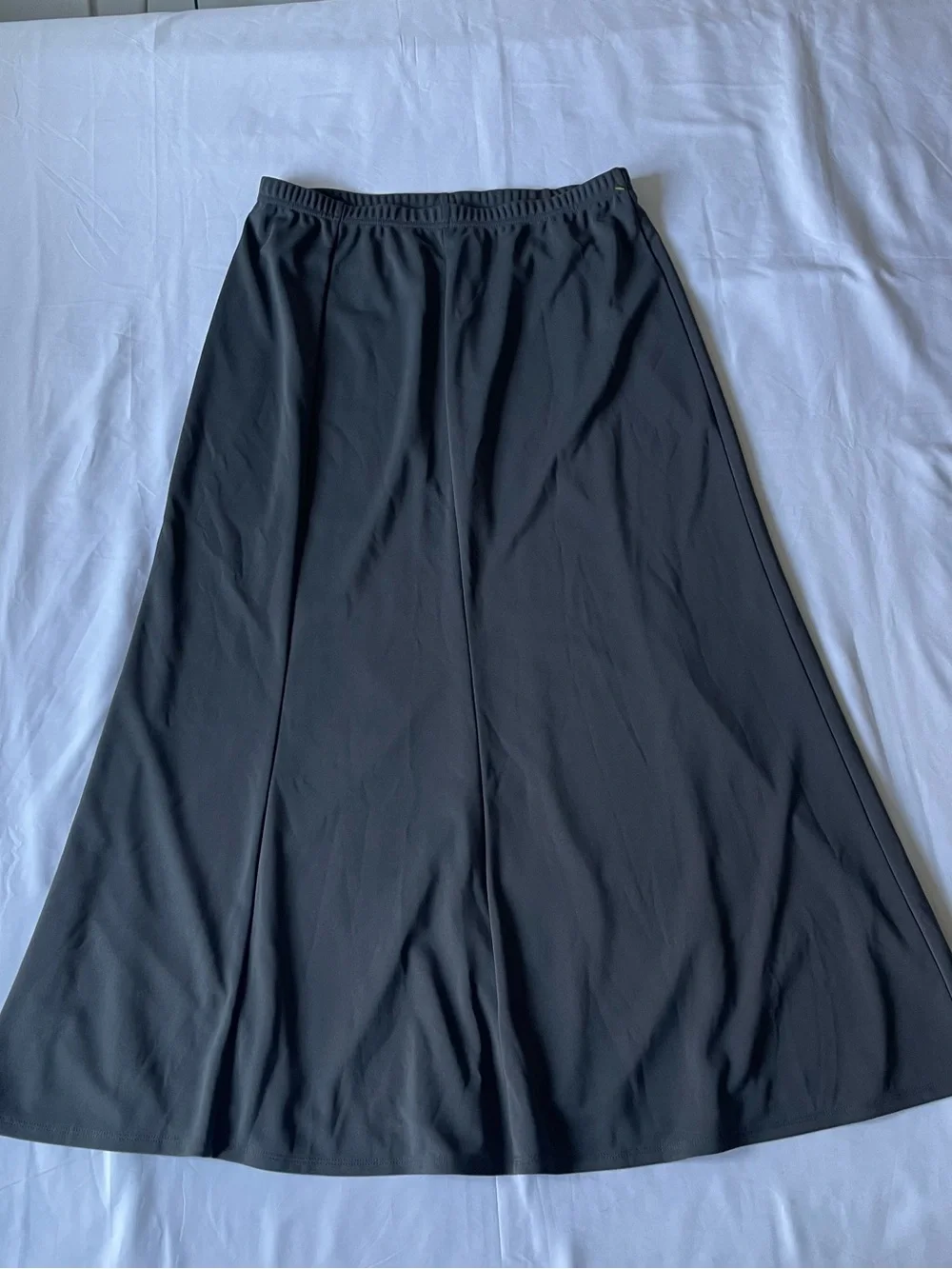 Black Women's A-Line Maxi Skirt